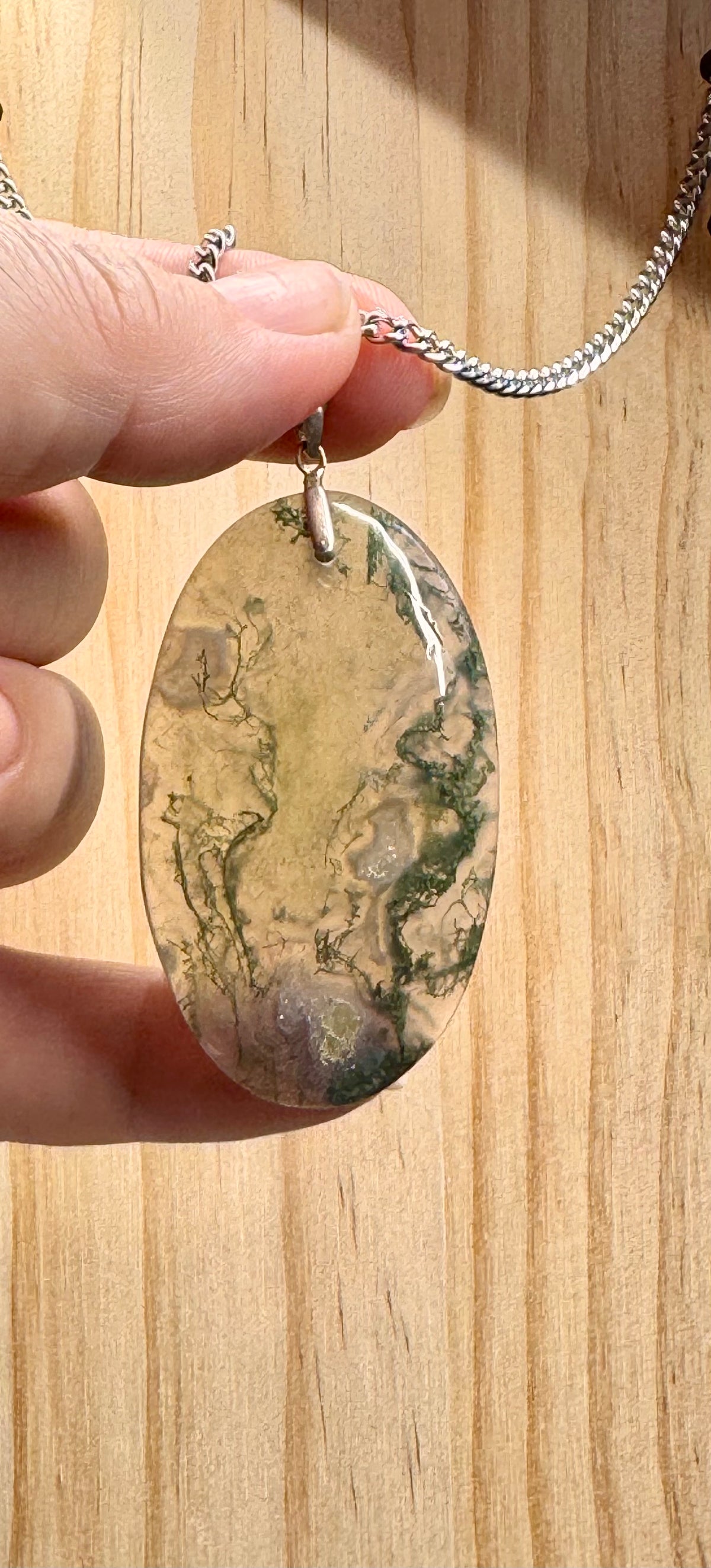 Pendentif d’Agate Mousse