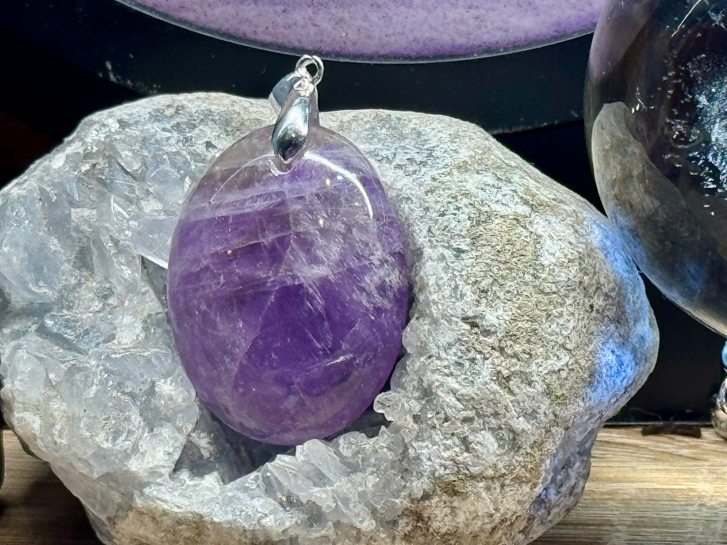 Pendentif en améthyste 2