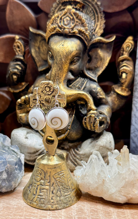 Boucles d’oreilles œil de Shiva rondes