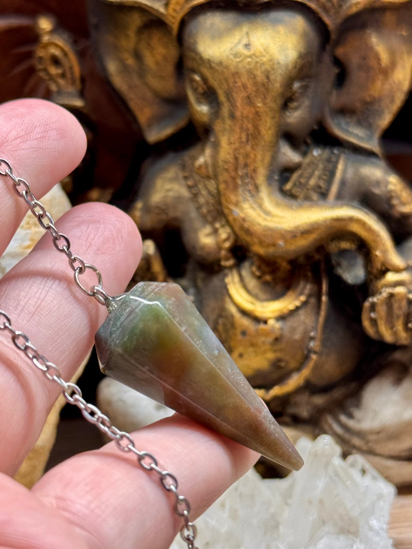 Pendule en Agate Indienne