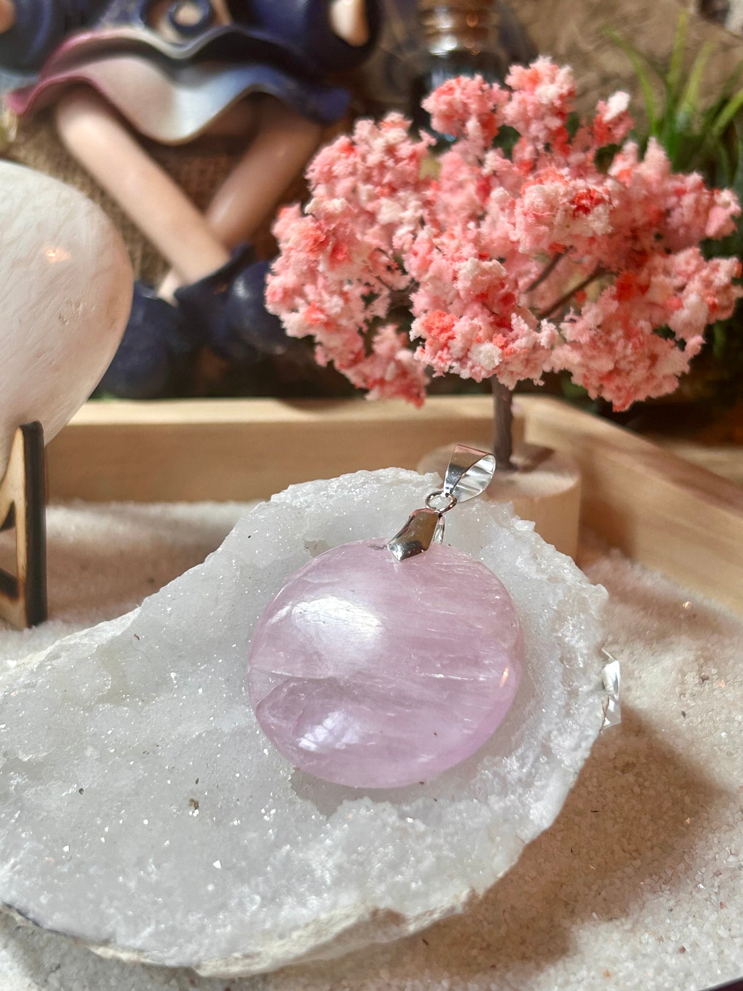 Pendentif de kunzite