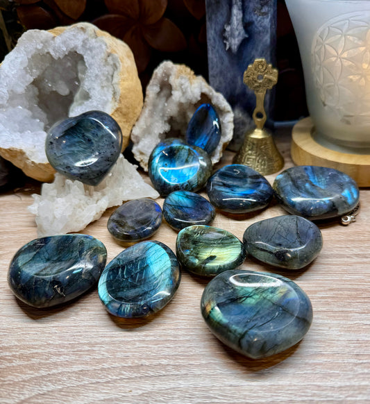 Pierre anti-stress labradorite