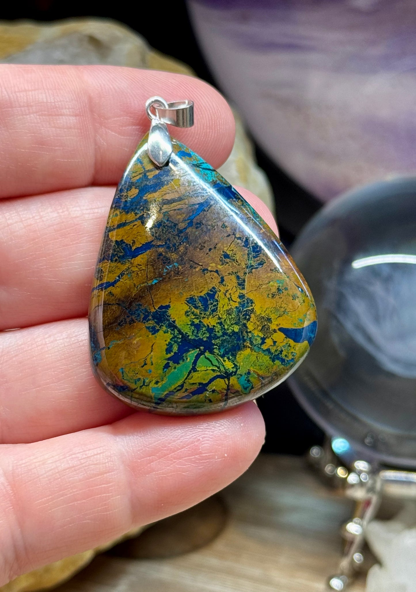 Pendentif d’Azurite
