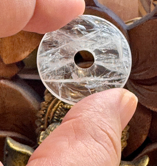 Donut de cristal de roche