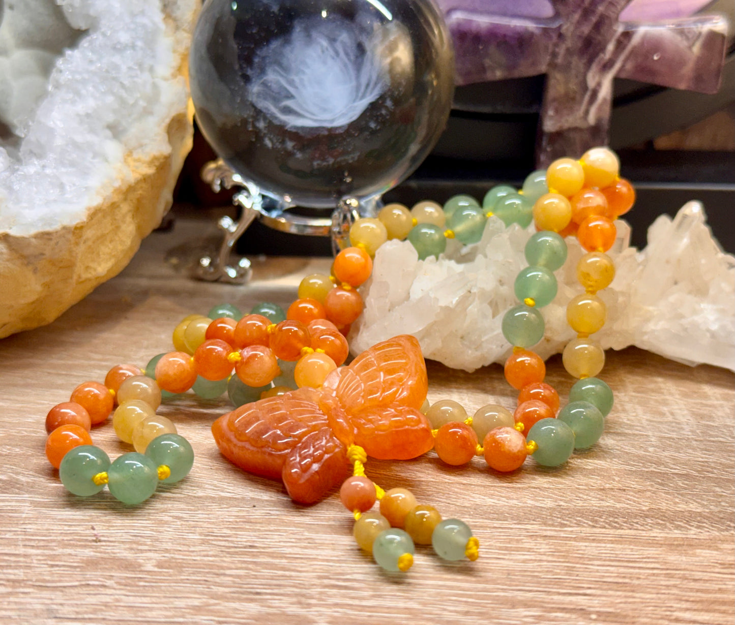 Collier en aventurine