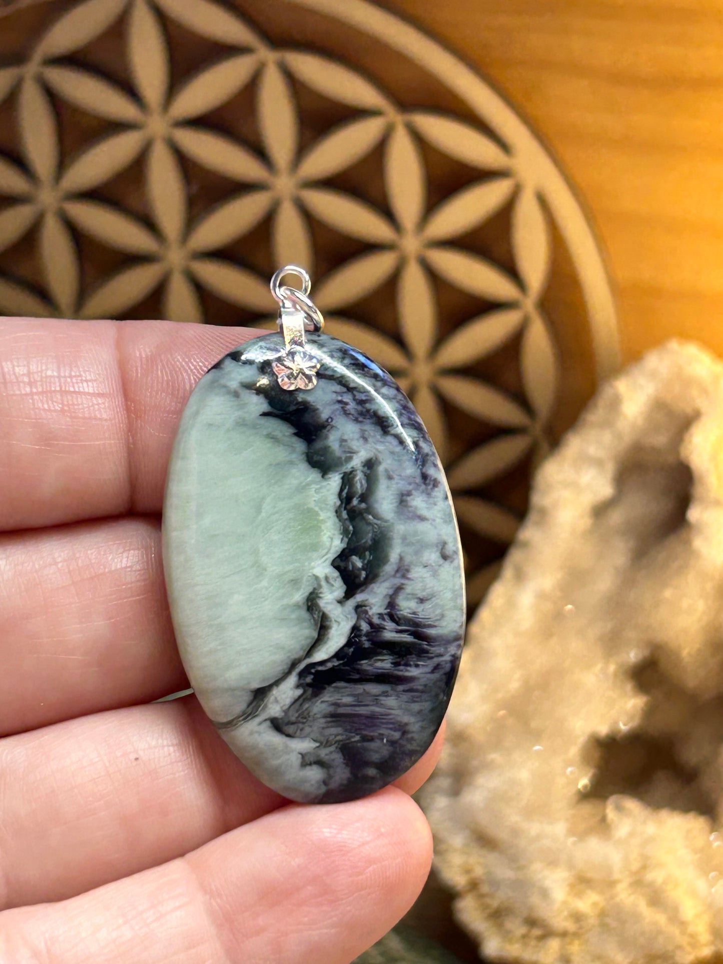Pendentif de kammererite