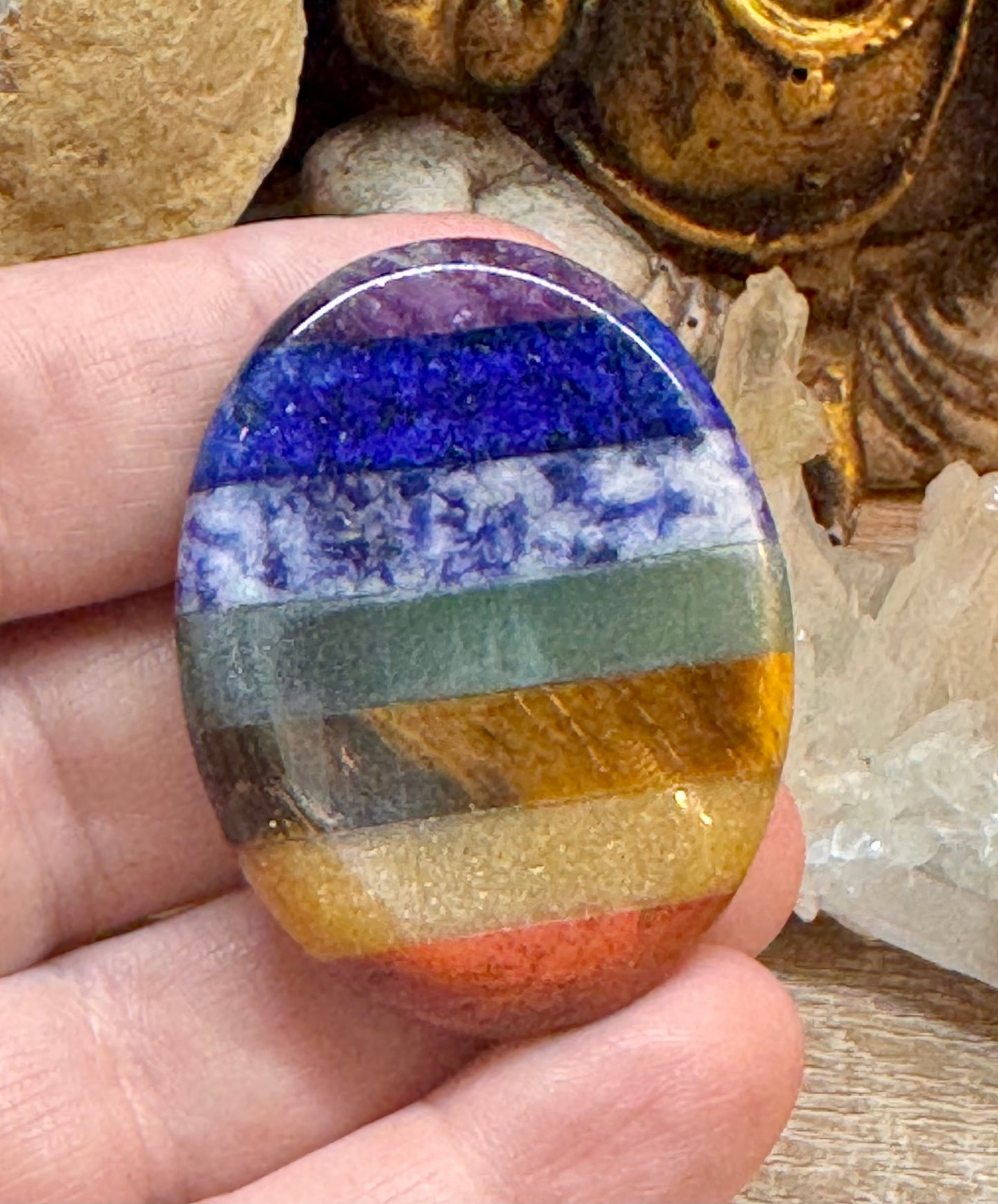 Pierre anti-stress 7 chakras