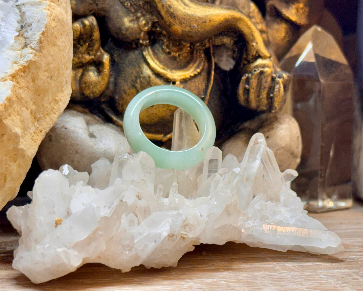 Anneau en Aventurine T57