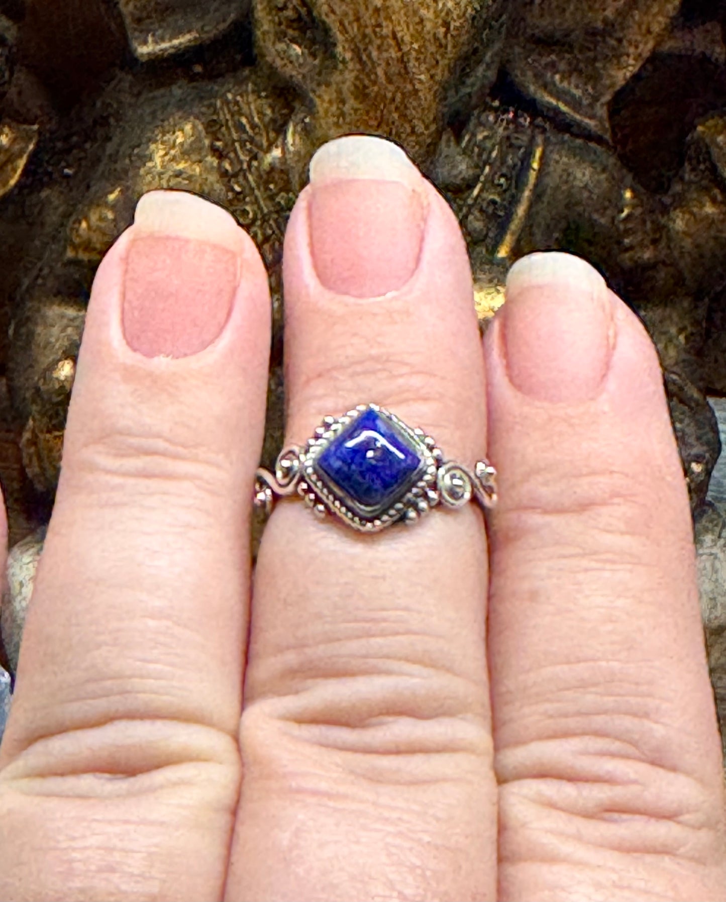 Bague Lapis-lazuli T52