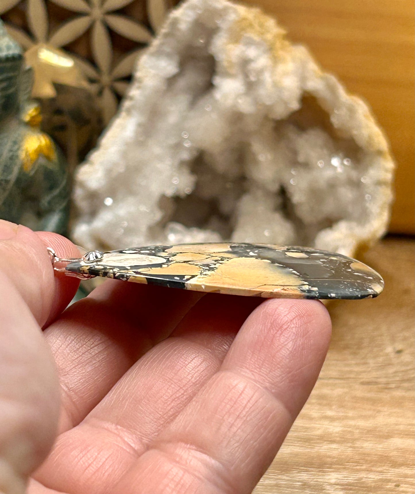 Pendentif de jaspe maligano