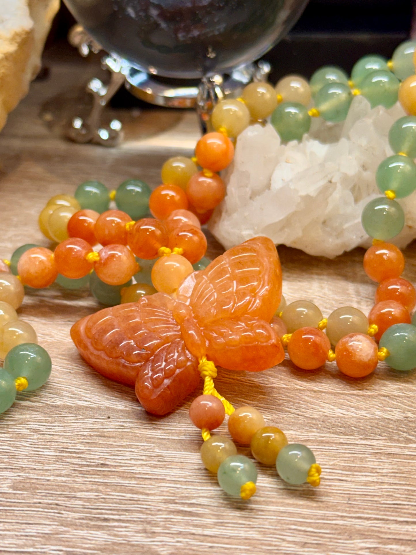 Collier en aventurine