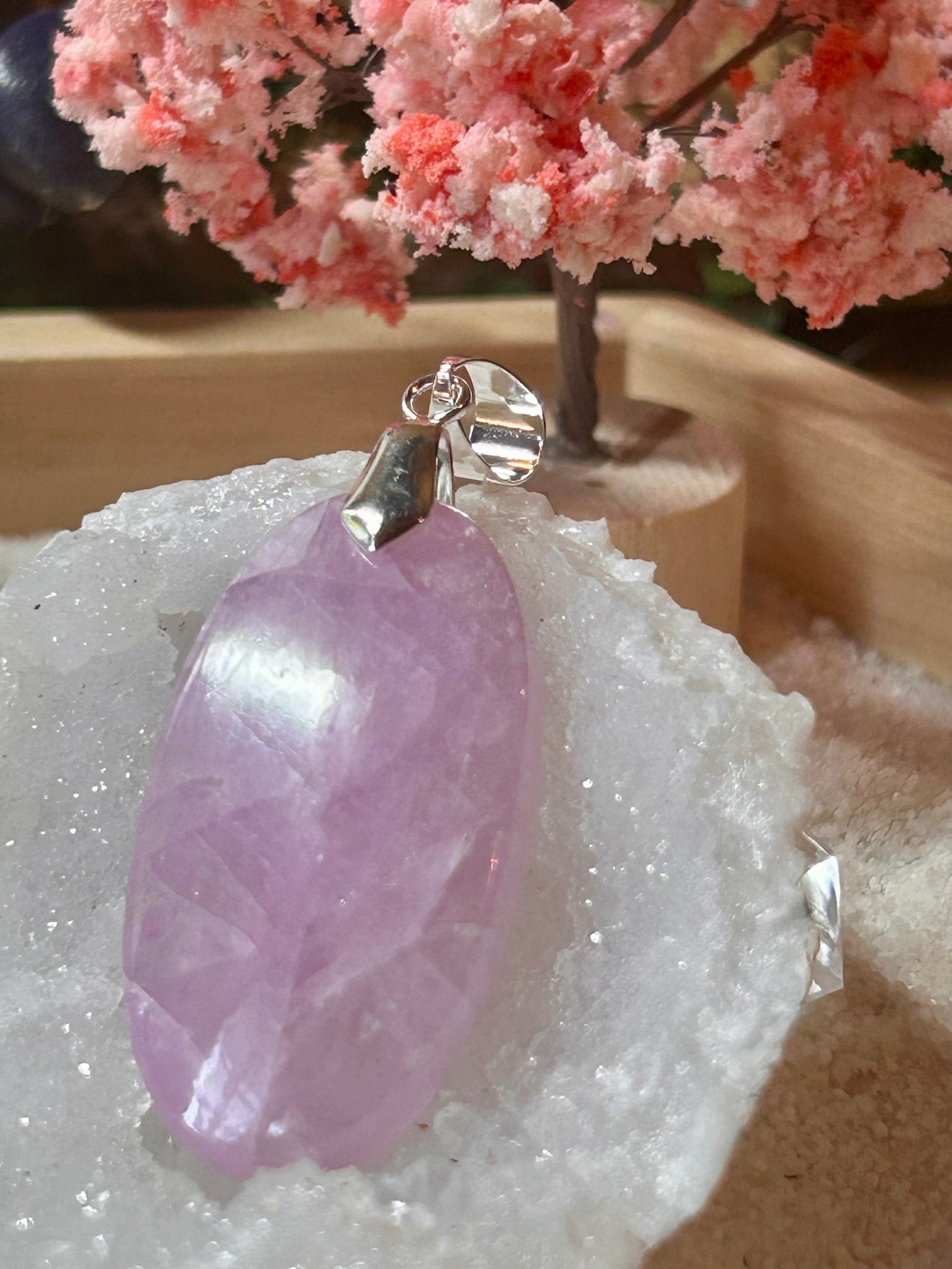 Pendentif de kunzite