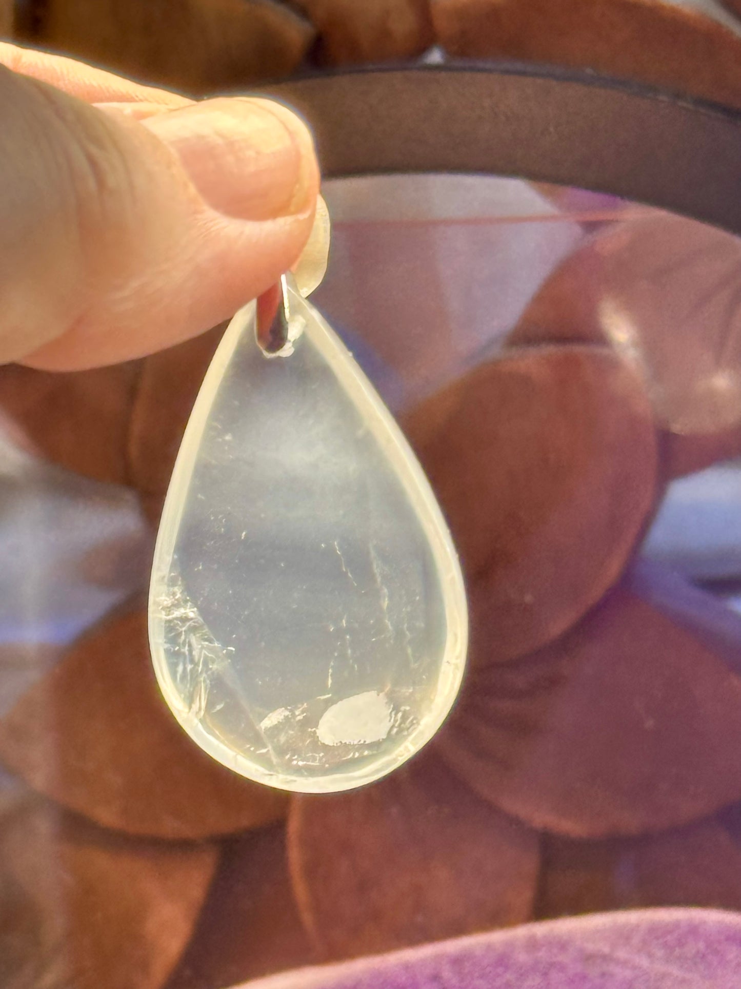 Pendentif de Quartz Laiteux