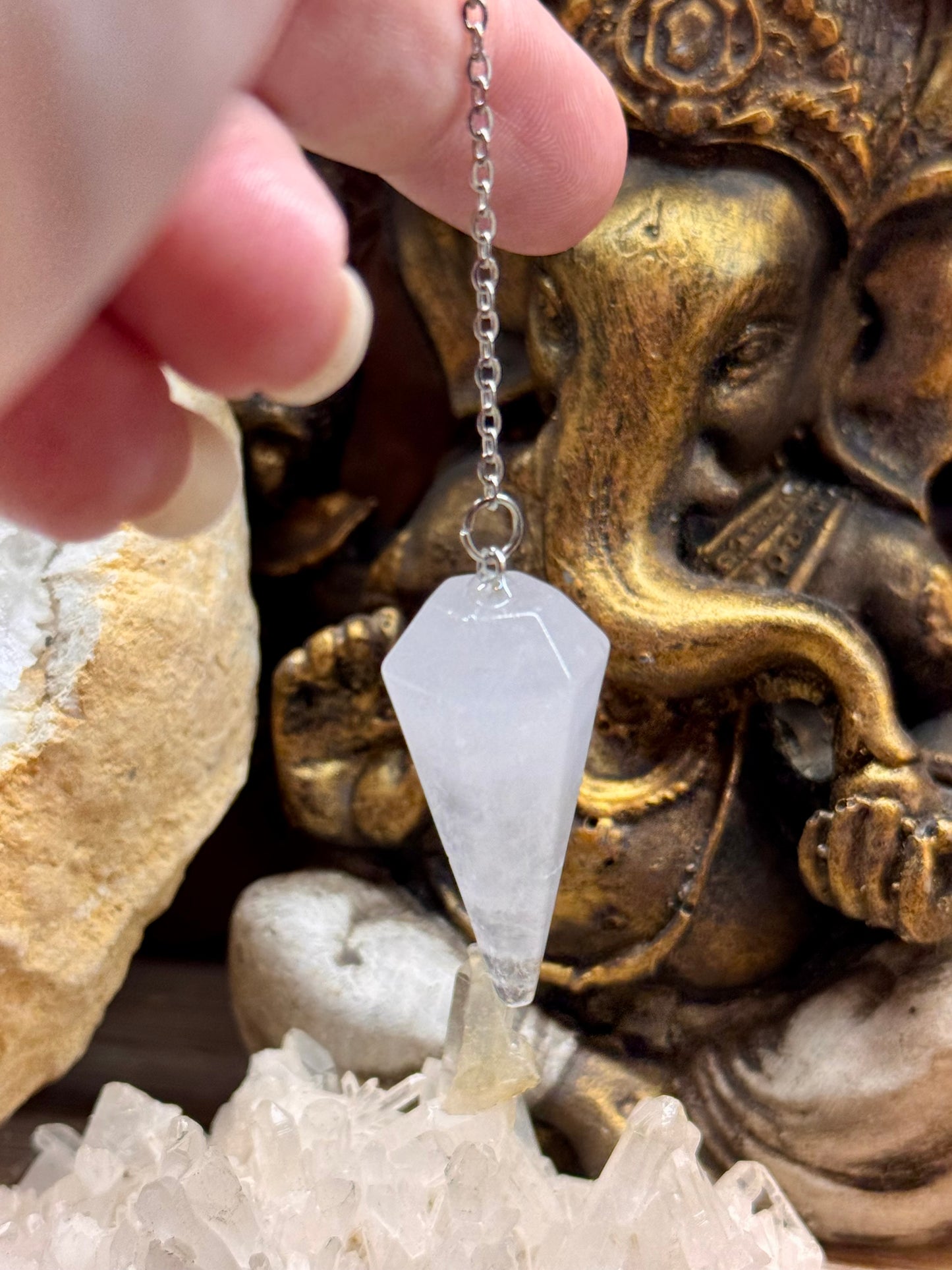 Pendule conique Cristal de roche
