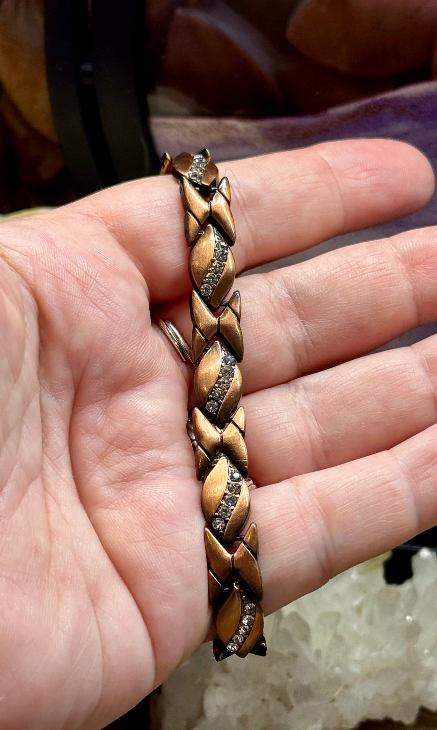 Bracelet magnétique en cuivre