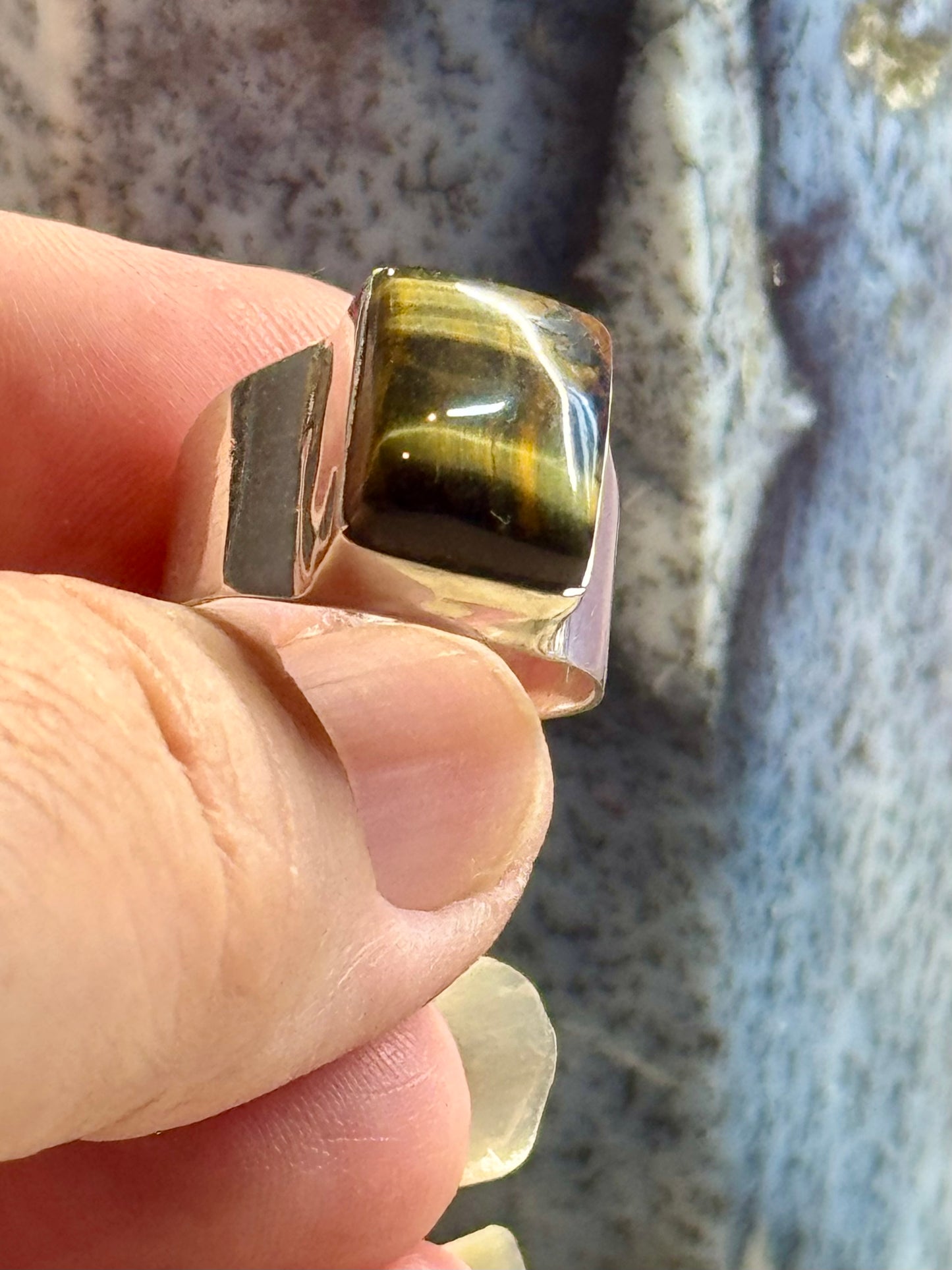 Bague Oeil de Tigre/Faucon