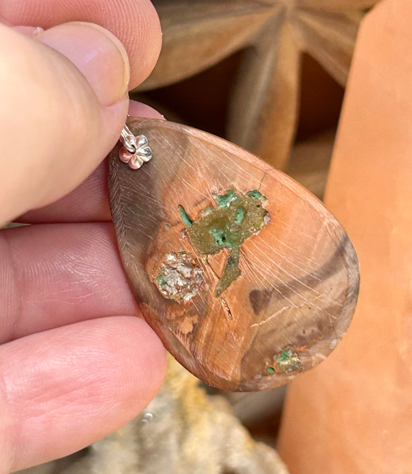 Pendentif de jaspe impérial