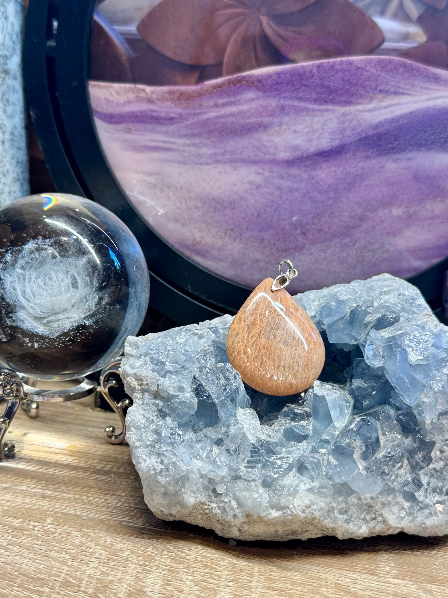 Pendentif de Pierre de Lune