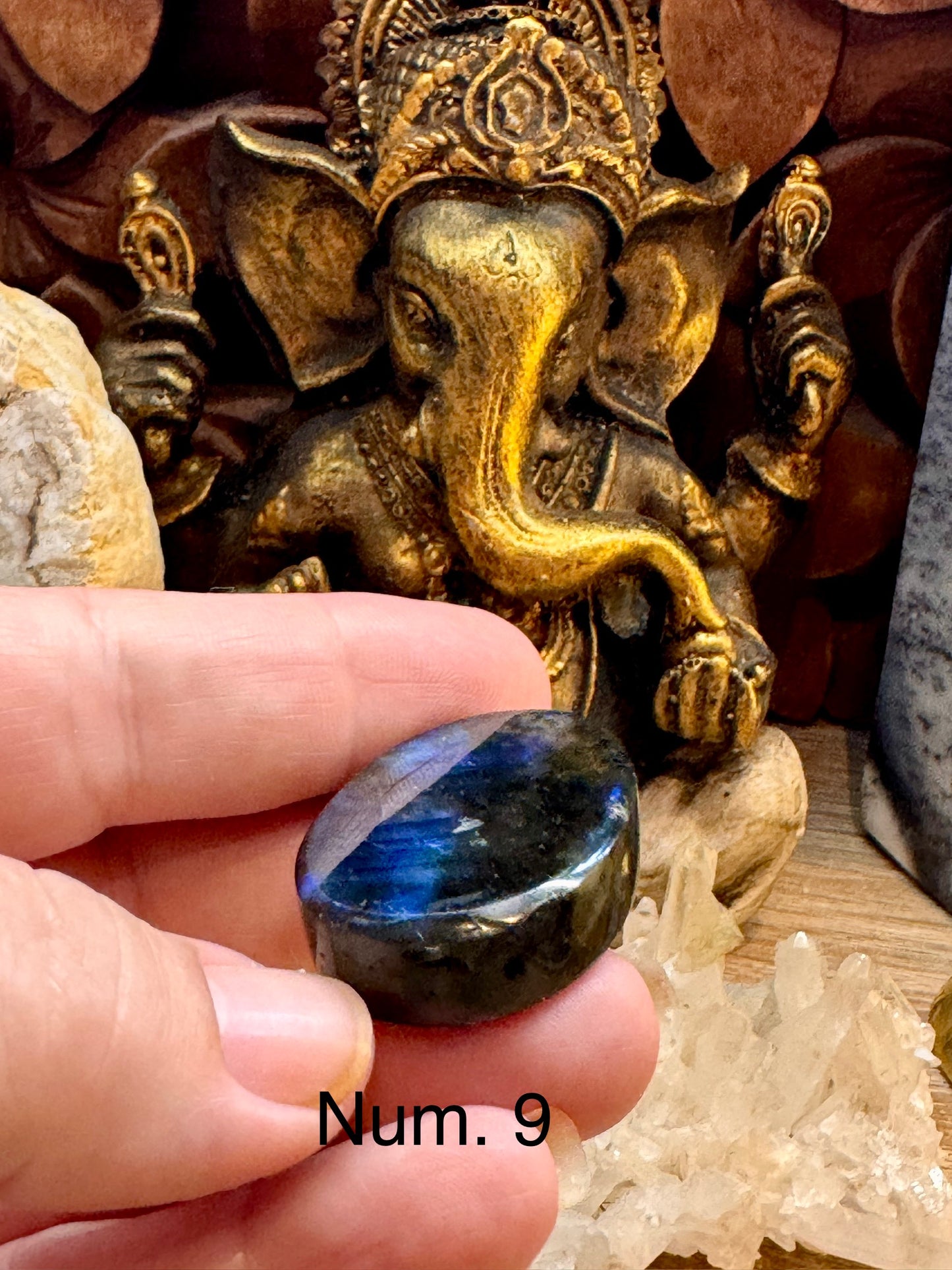 Galet de Labradorite