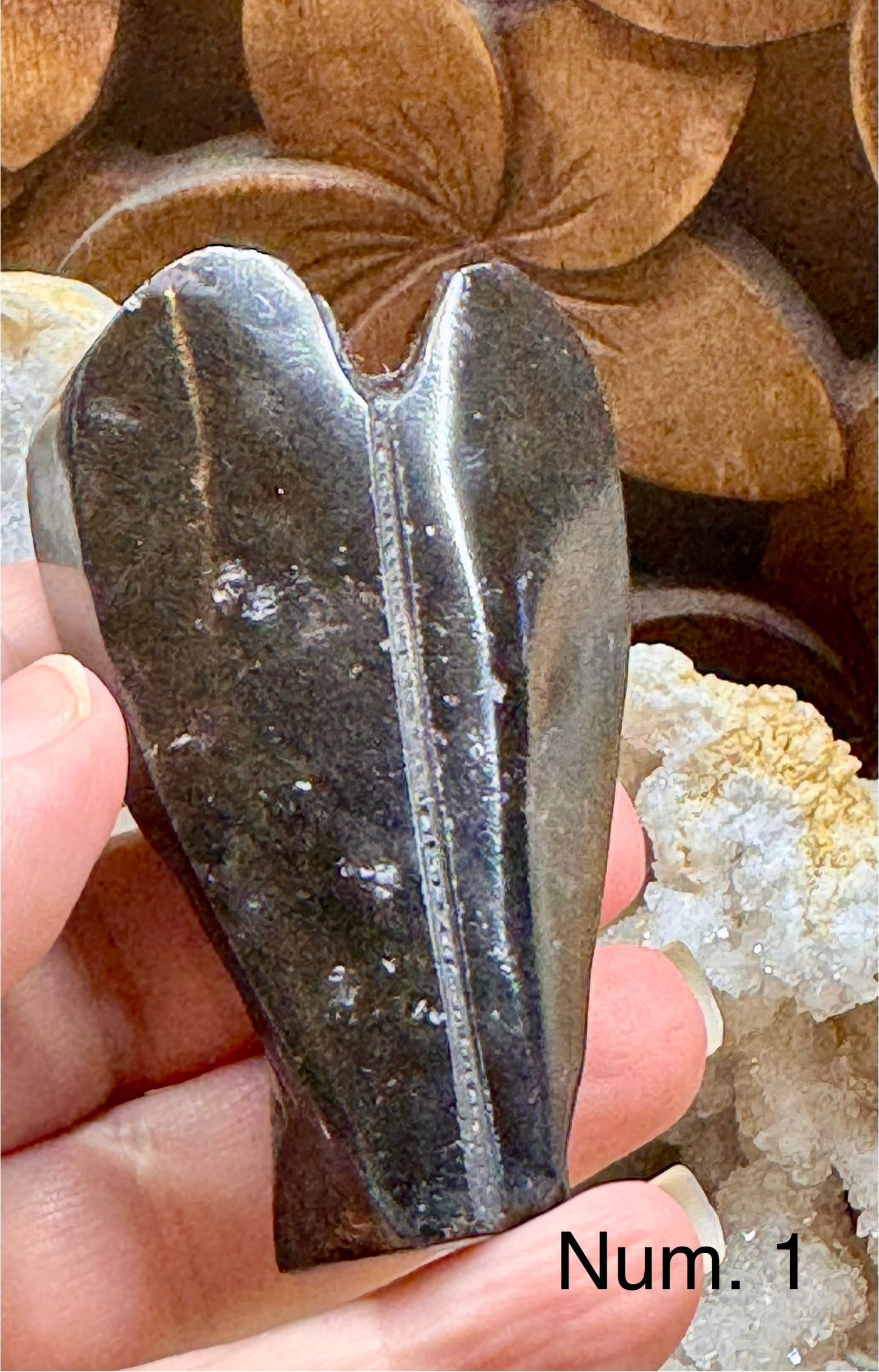 Ange en tourmaline noire