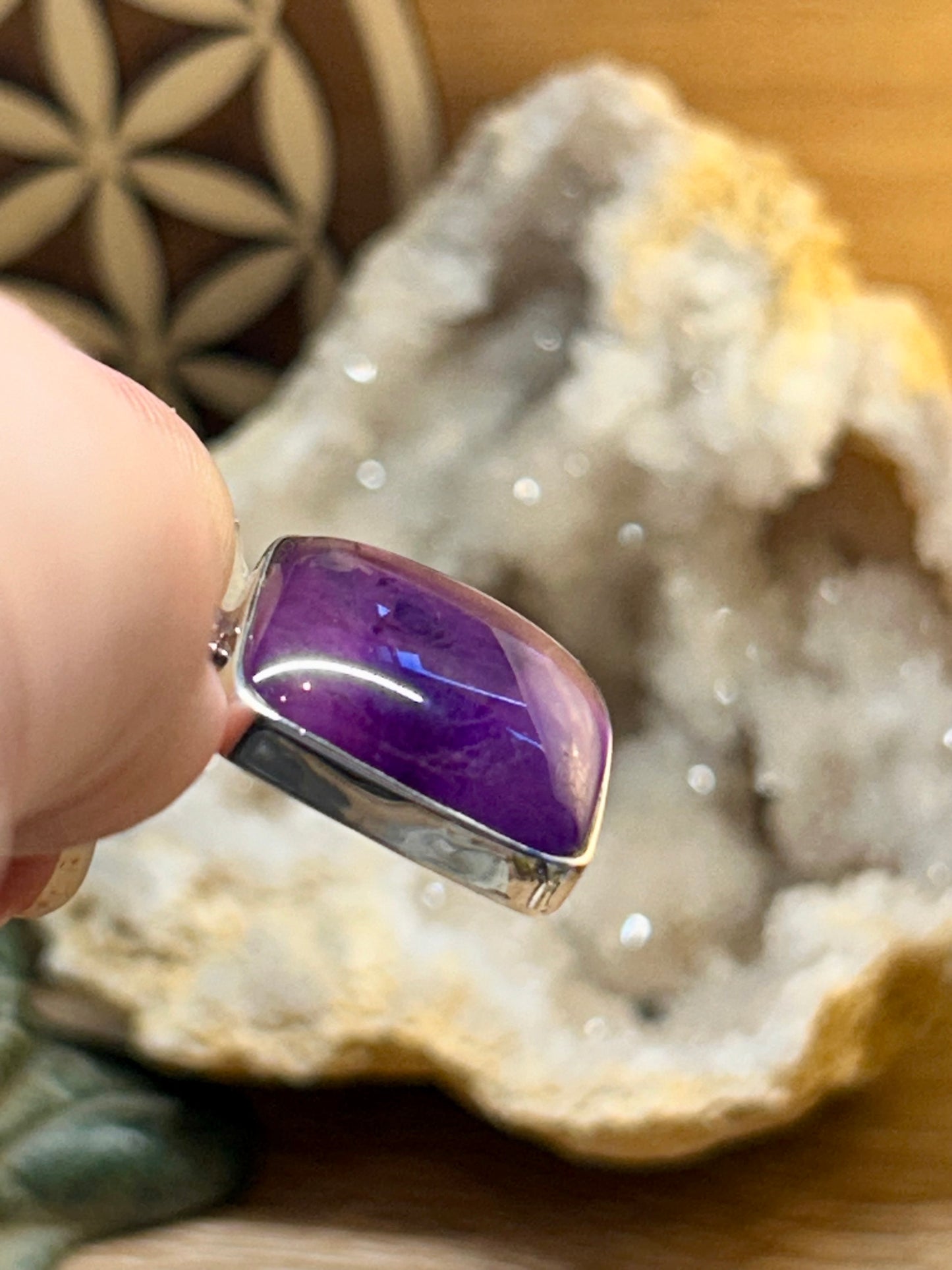 Pendentif en améthyste