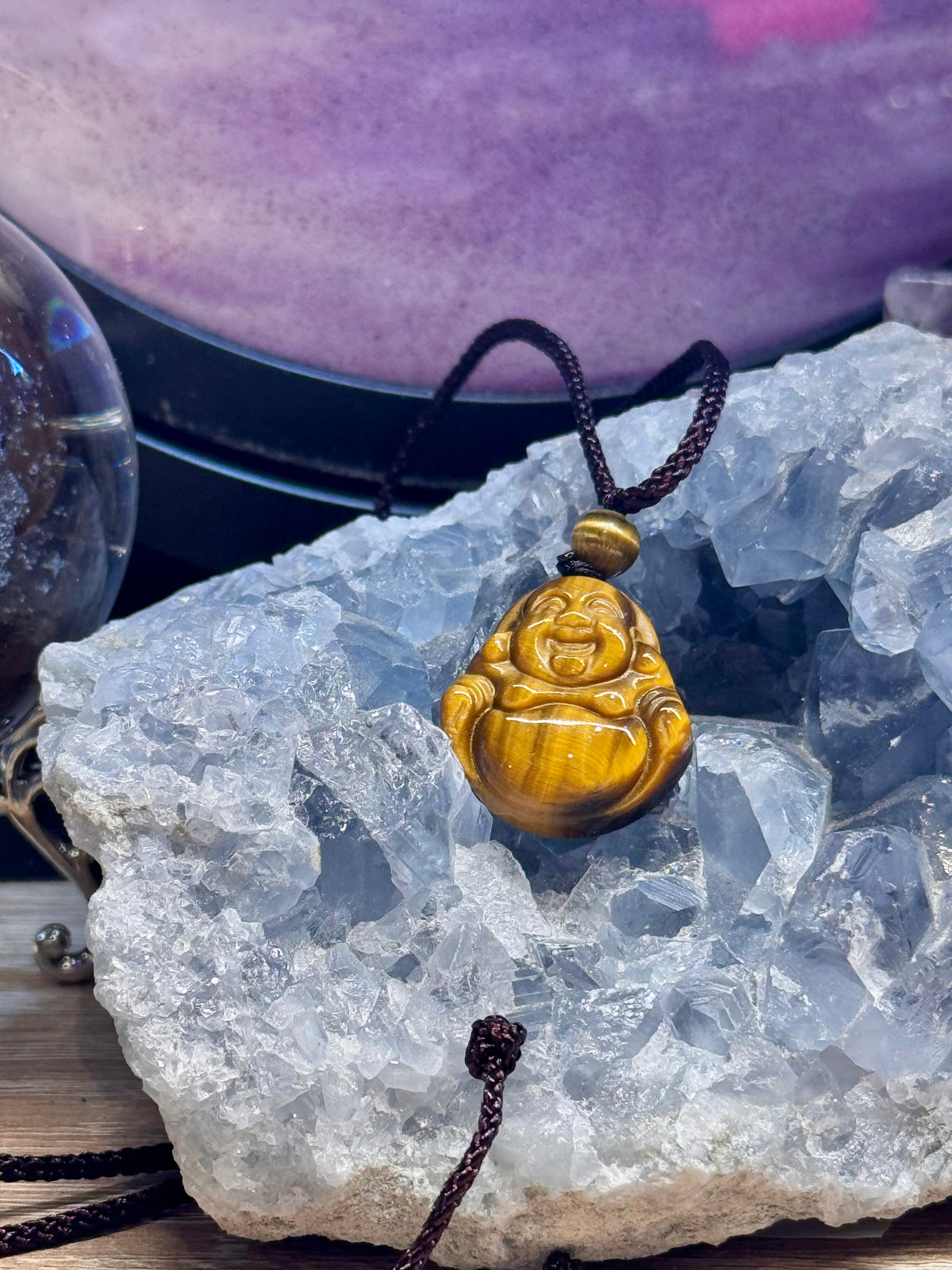 Collier ajustable Bouddha Rieur