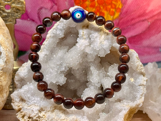 Bracelet de protection Œil de taureau et Œil de Nazar