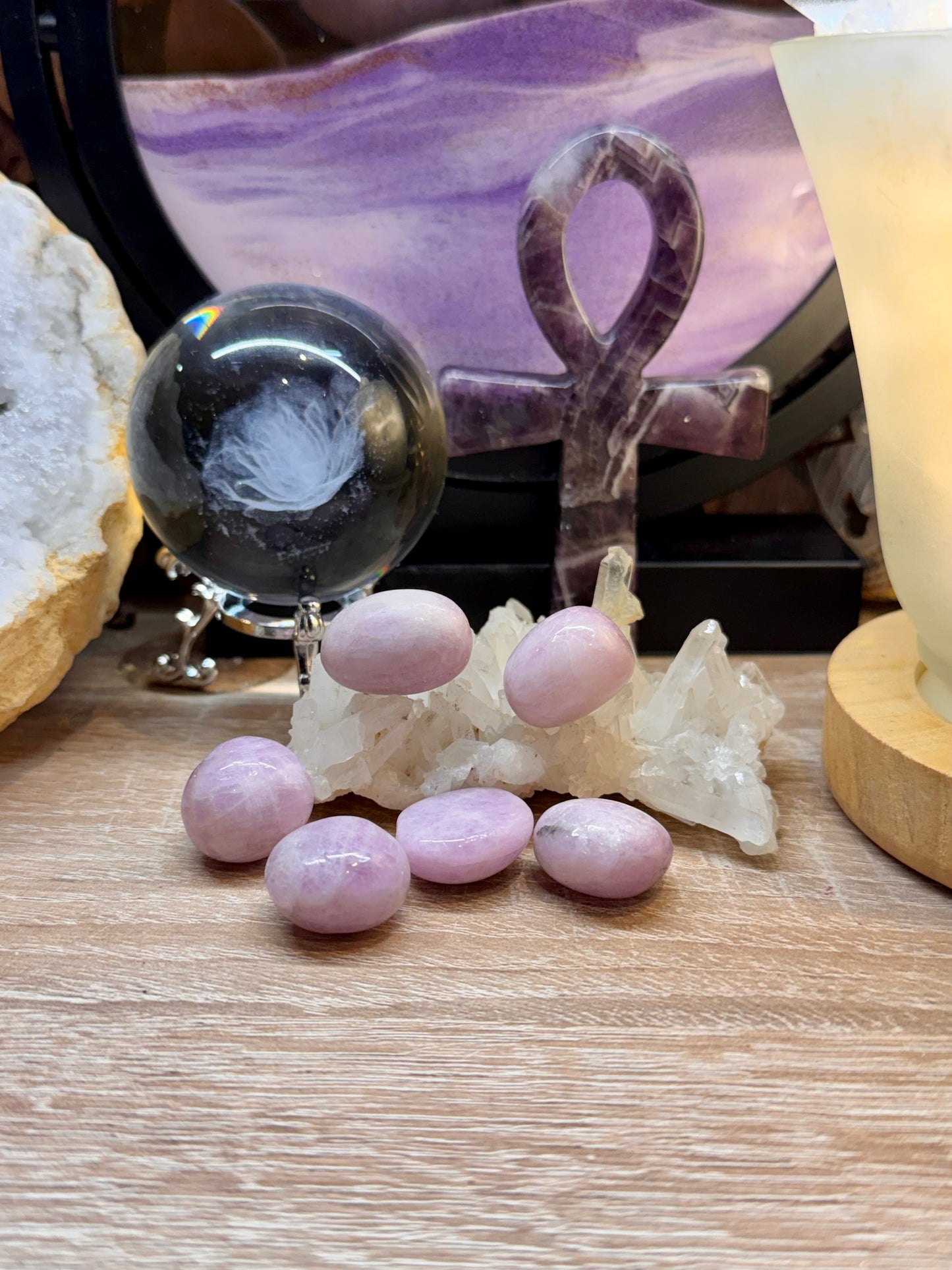 Pierre roulée de Kunzite