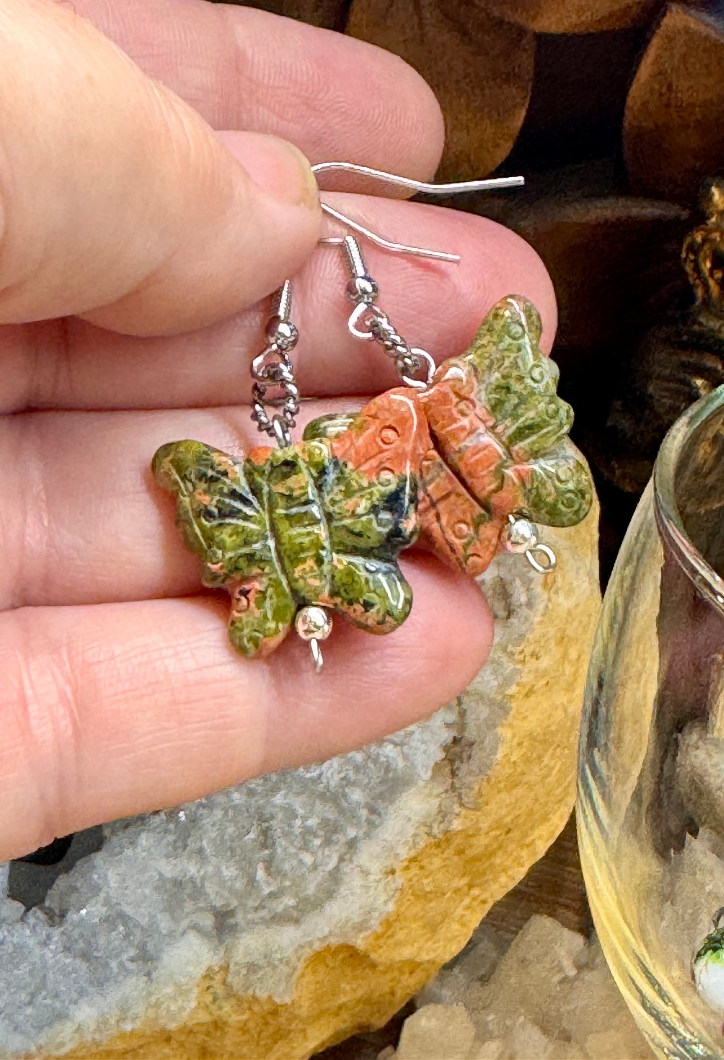 Boucles d’oreilles papillon 2