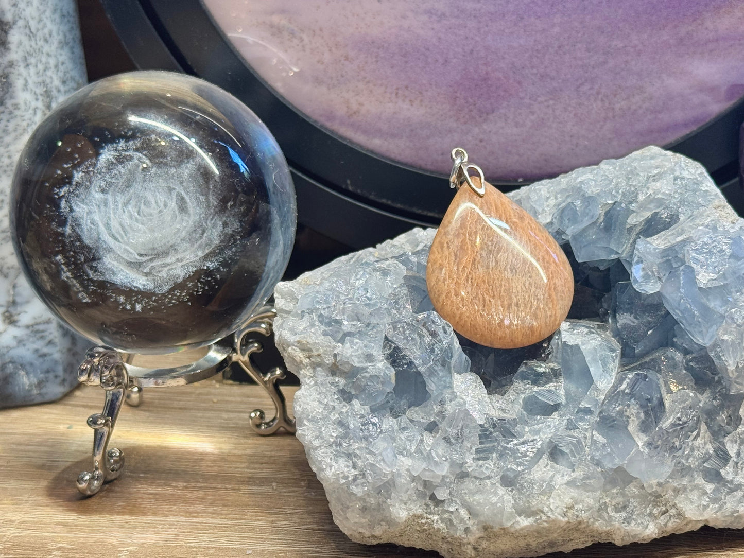 Pendentif de Pierre de Lune
