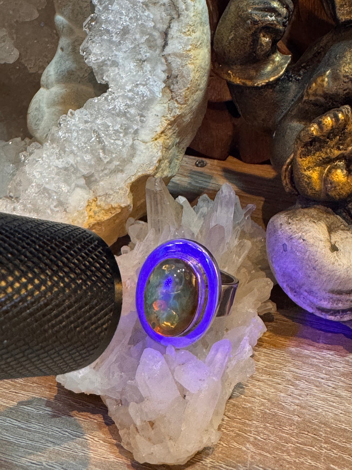 Bague ambre T55