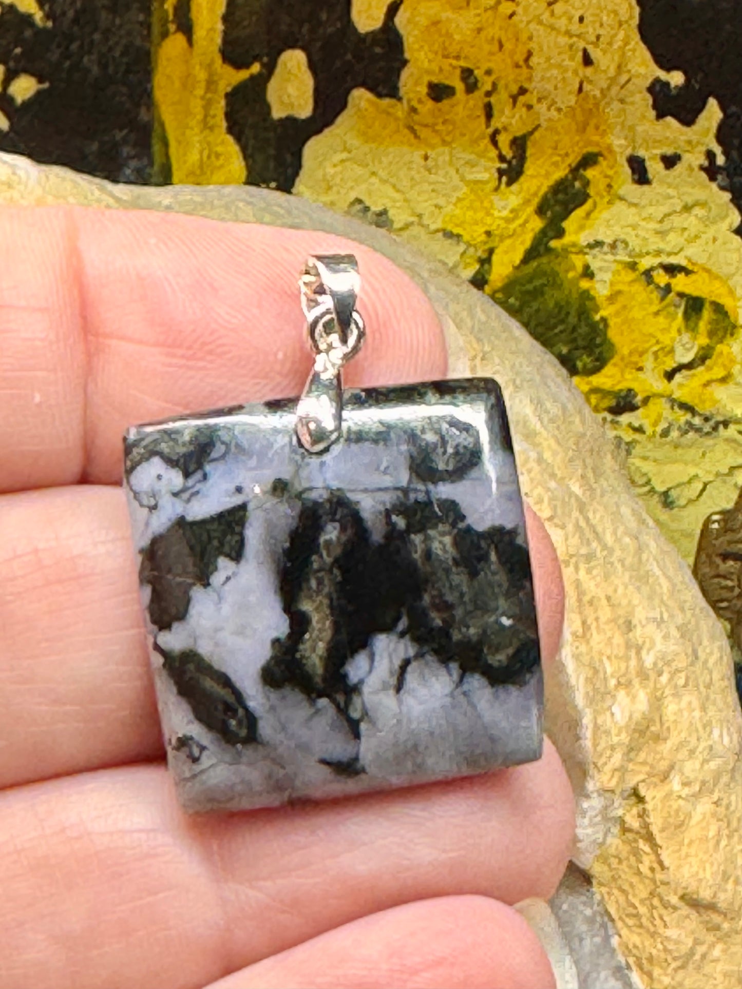 Pendentif de gabbro