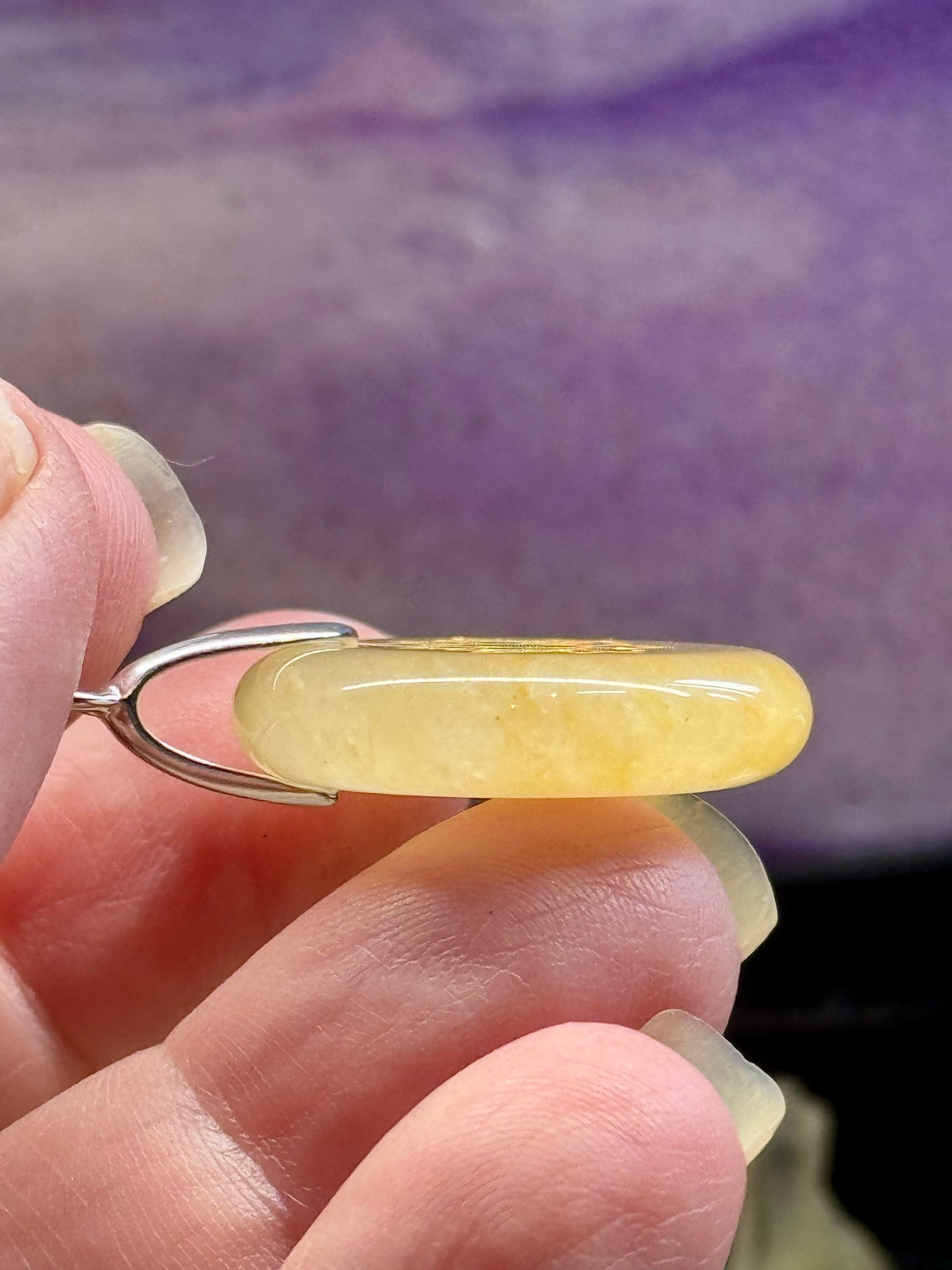 Pendentif d’Aventurine Jaune - Lotus 1