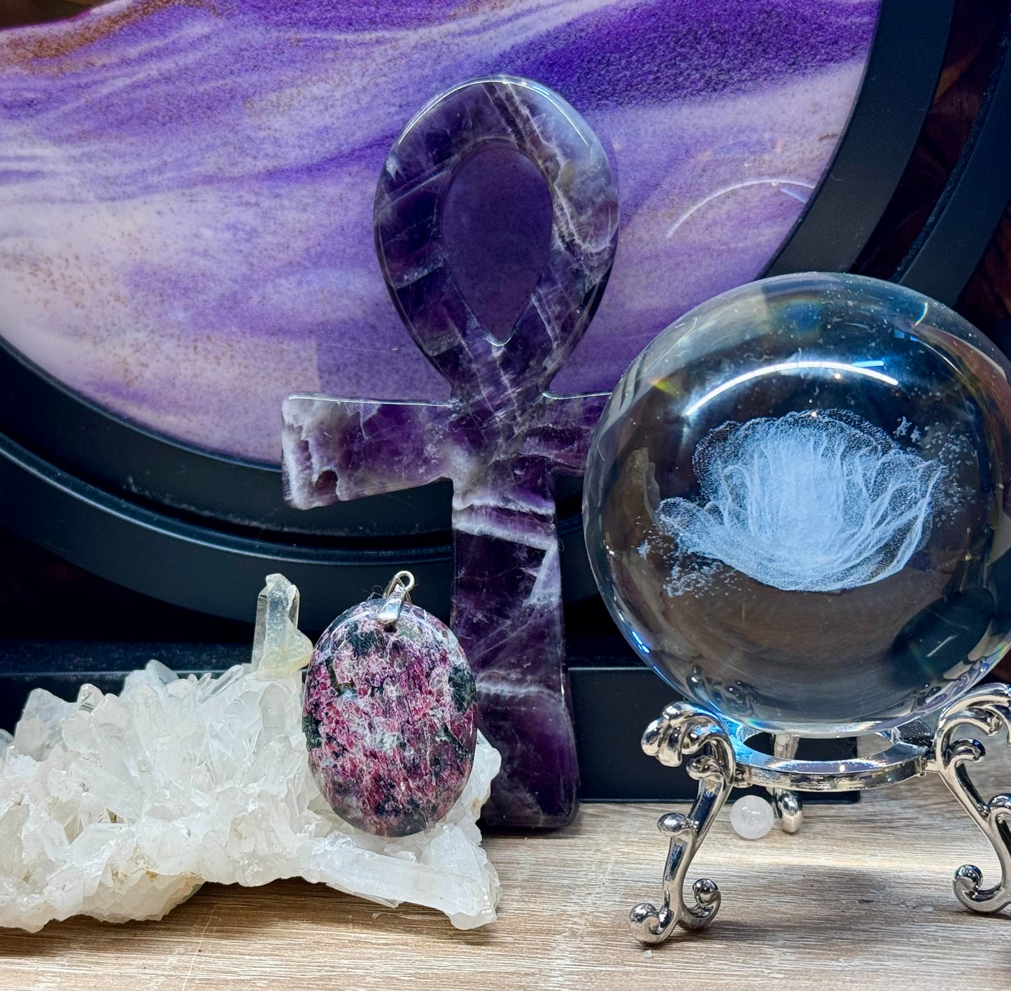 Pendentif d’Eudyalite