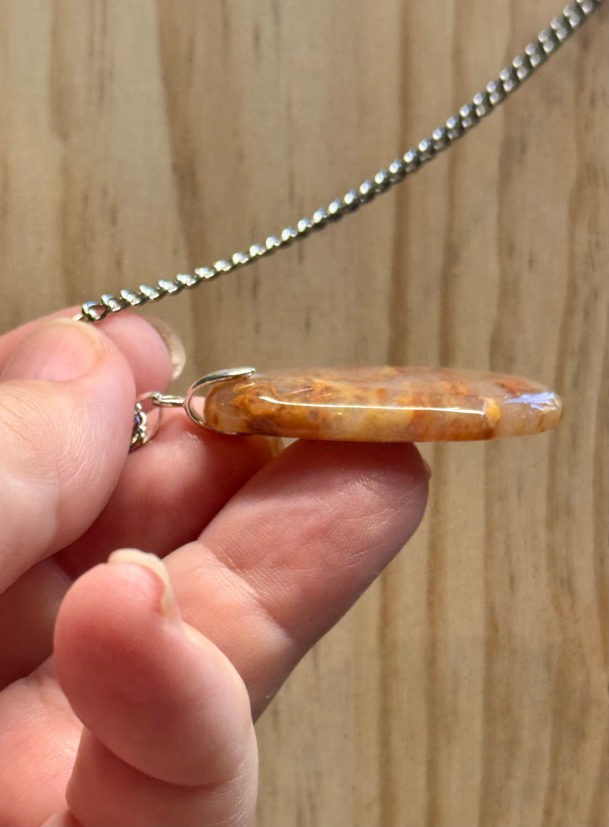 Pendentif d’Agate Rouge