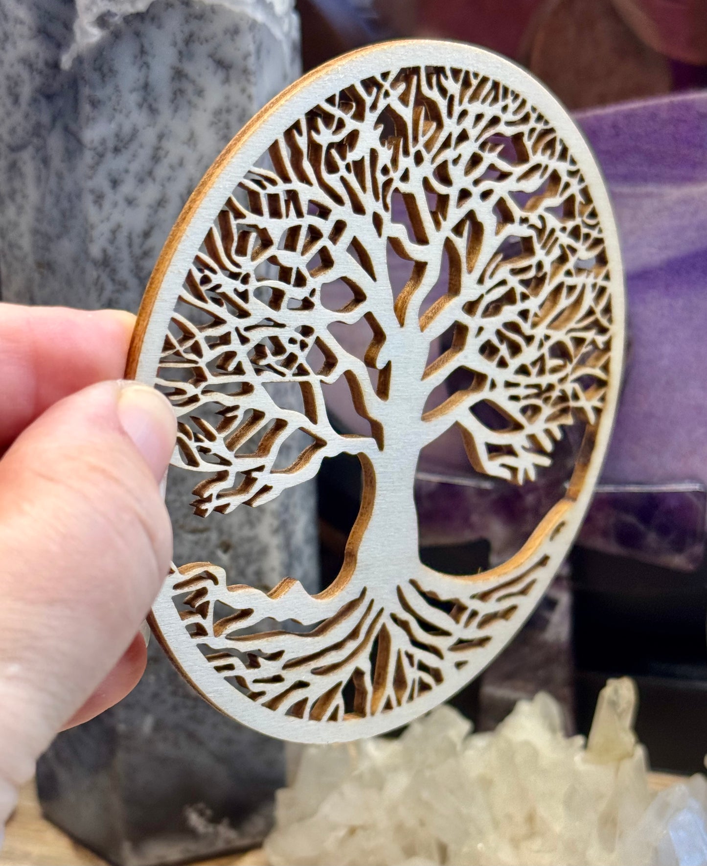 Rond Arbre de vie en bois