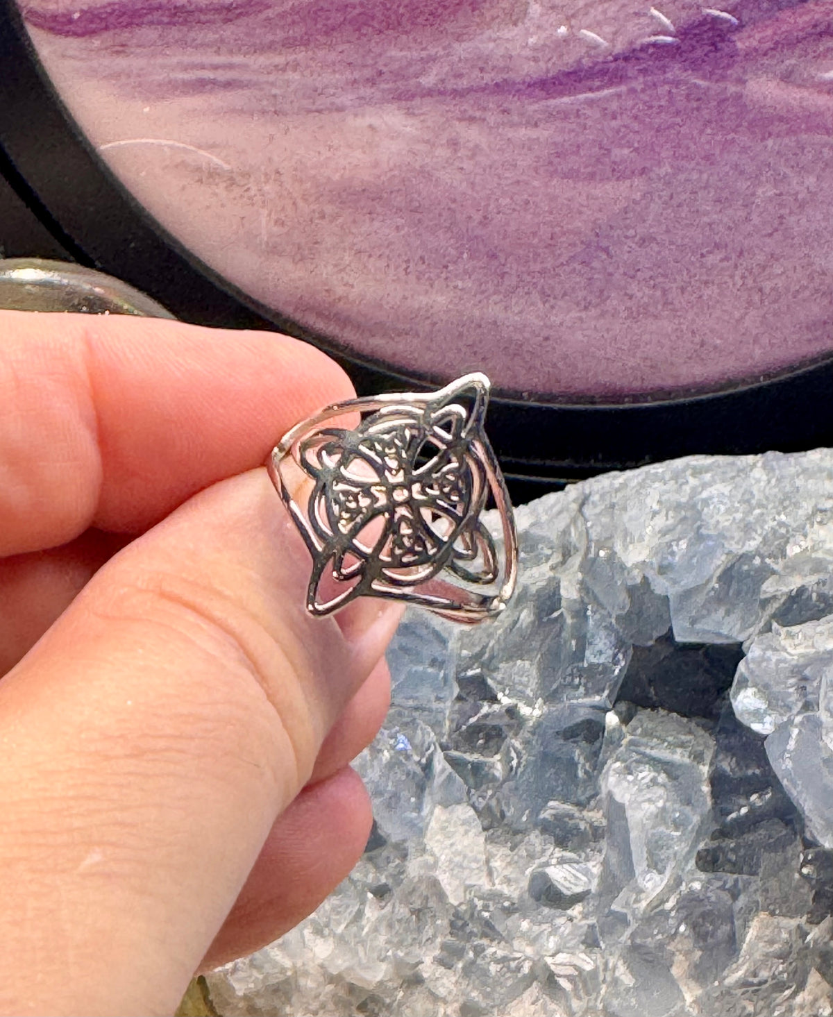 Bague Noeud de sorcière Argent