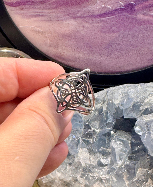 Bague Noeud de sorcière Argent