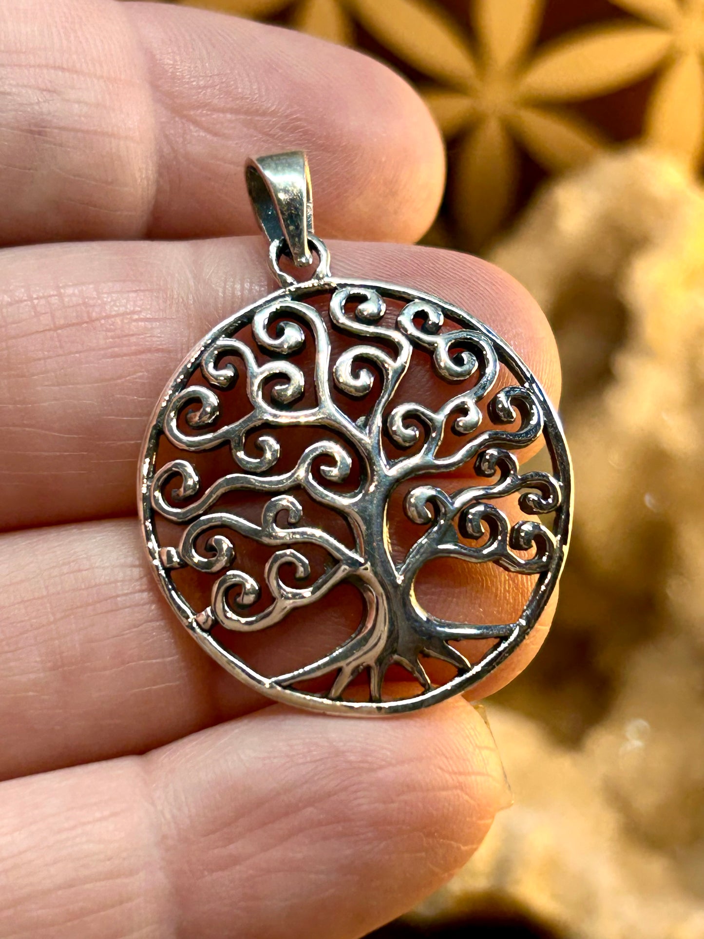 Pendentif arbre de vie en argent 925