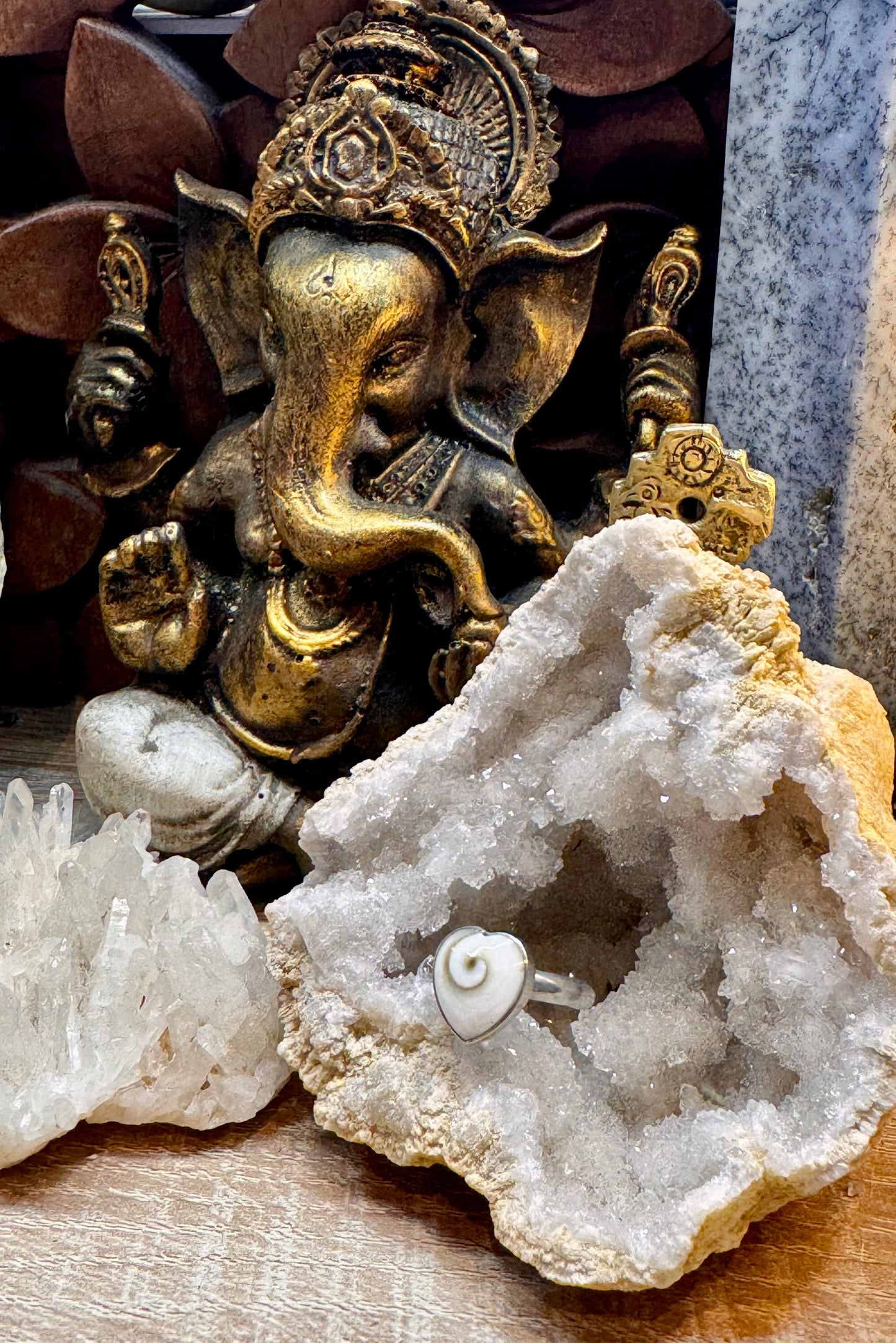 Bague Œil de Shiva cœur T51