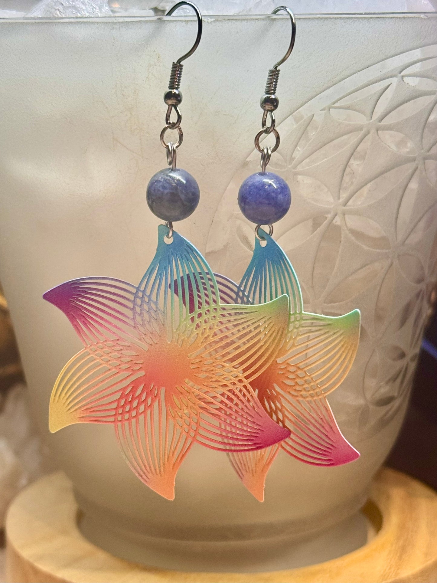 Boucles d’oreilles en couleurs