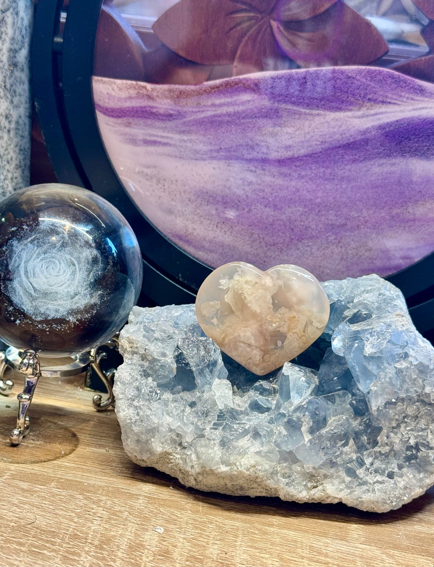 Cœur d’Agate Fleurs de cerisier