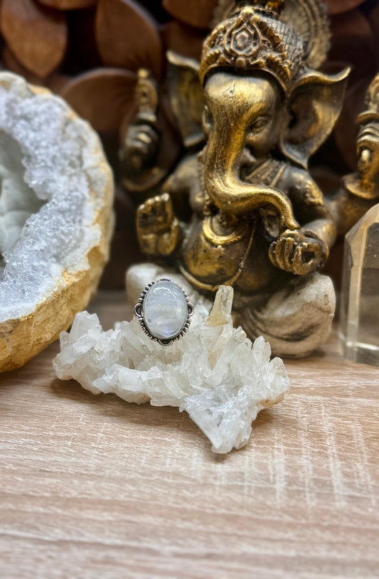 Bague Pierre de lune T56