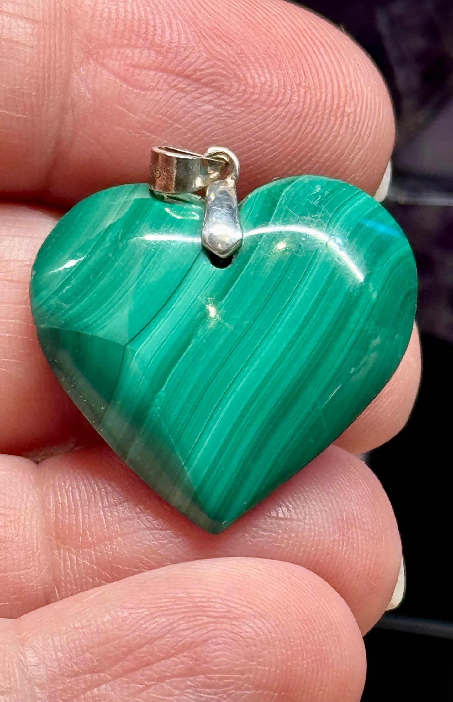 Pendentif de Malachite