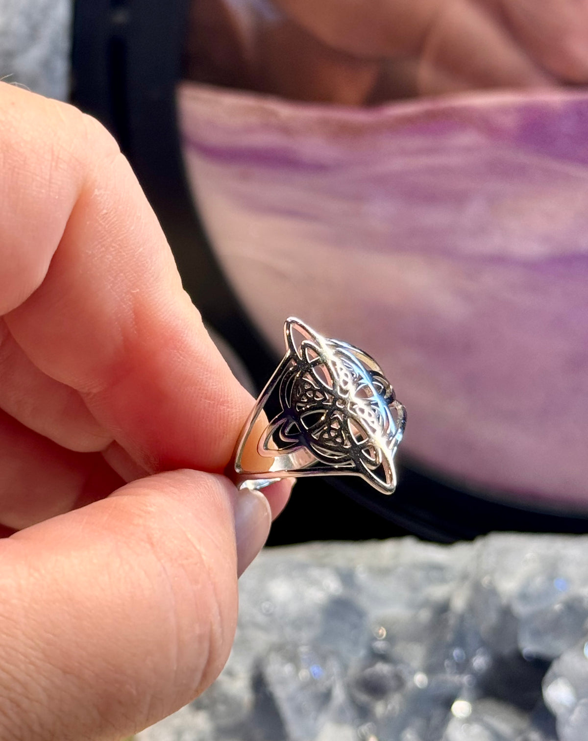 Bague Noeud de sorcière Argent