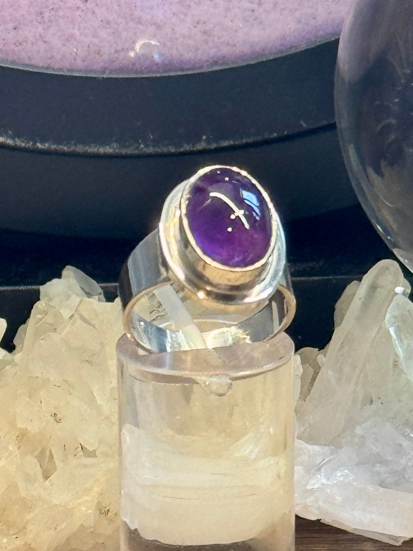 Bague en Améthyste T55