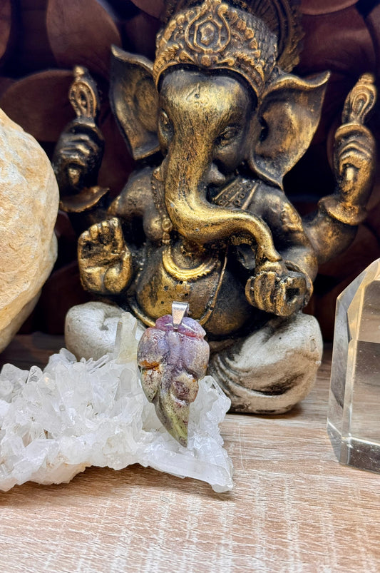 Pendentif d’agate mousse n.6