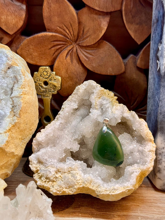 Pendentif en jade néphrite