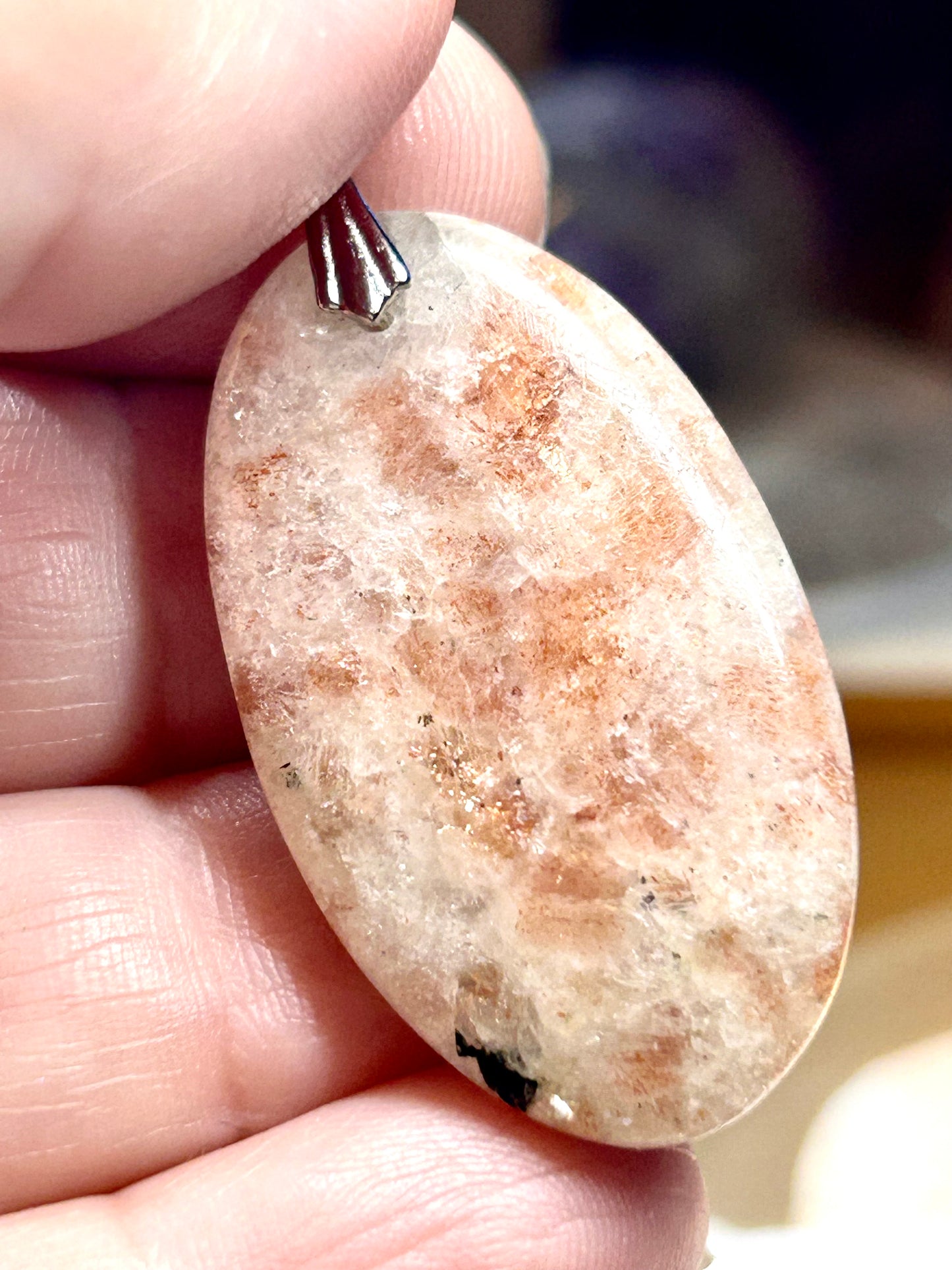 Pendentif de pierre de soleil