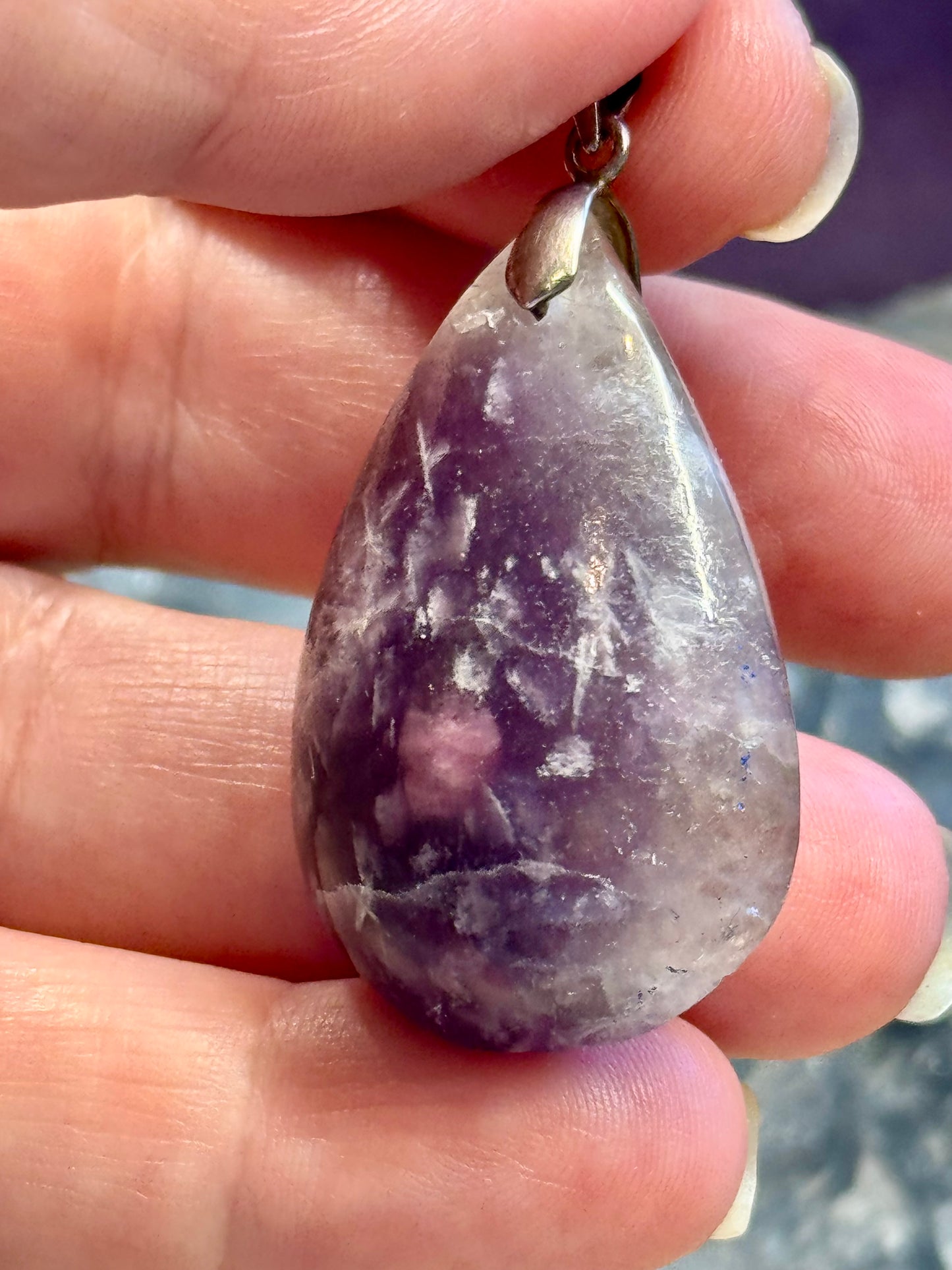 Pendentif de Lépidolite